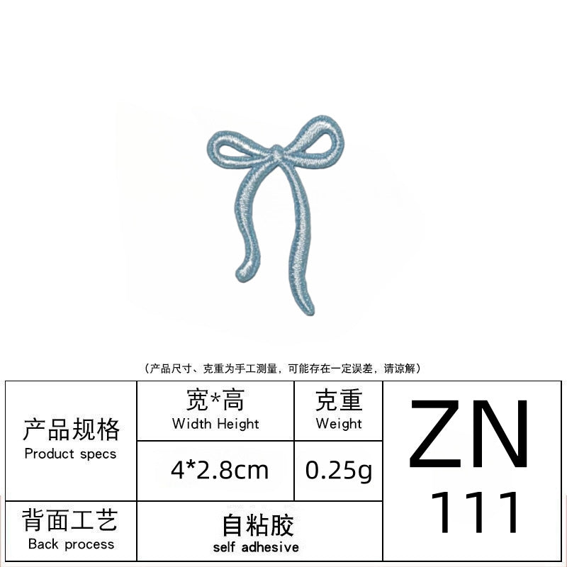Wholesale Bowknot Self-adhesive Clothing Patches